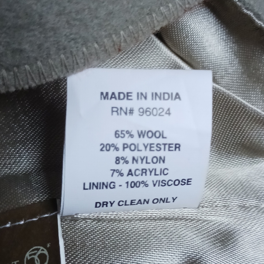 NWT Vintage Department 56 Wool Tote Bag - Picture 5 of 6